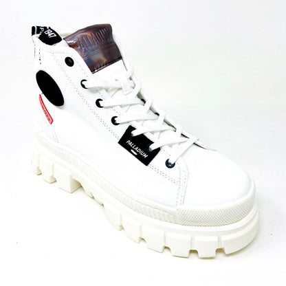 Palladium Revolt Hi TX Star White Marshmallow Womens Platform Boots 97242 127