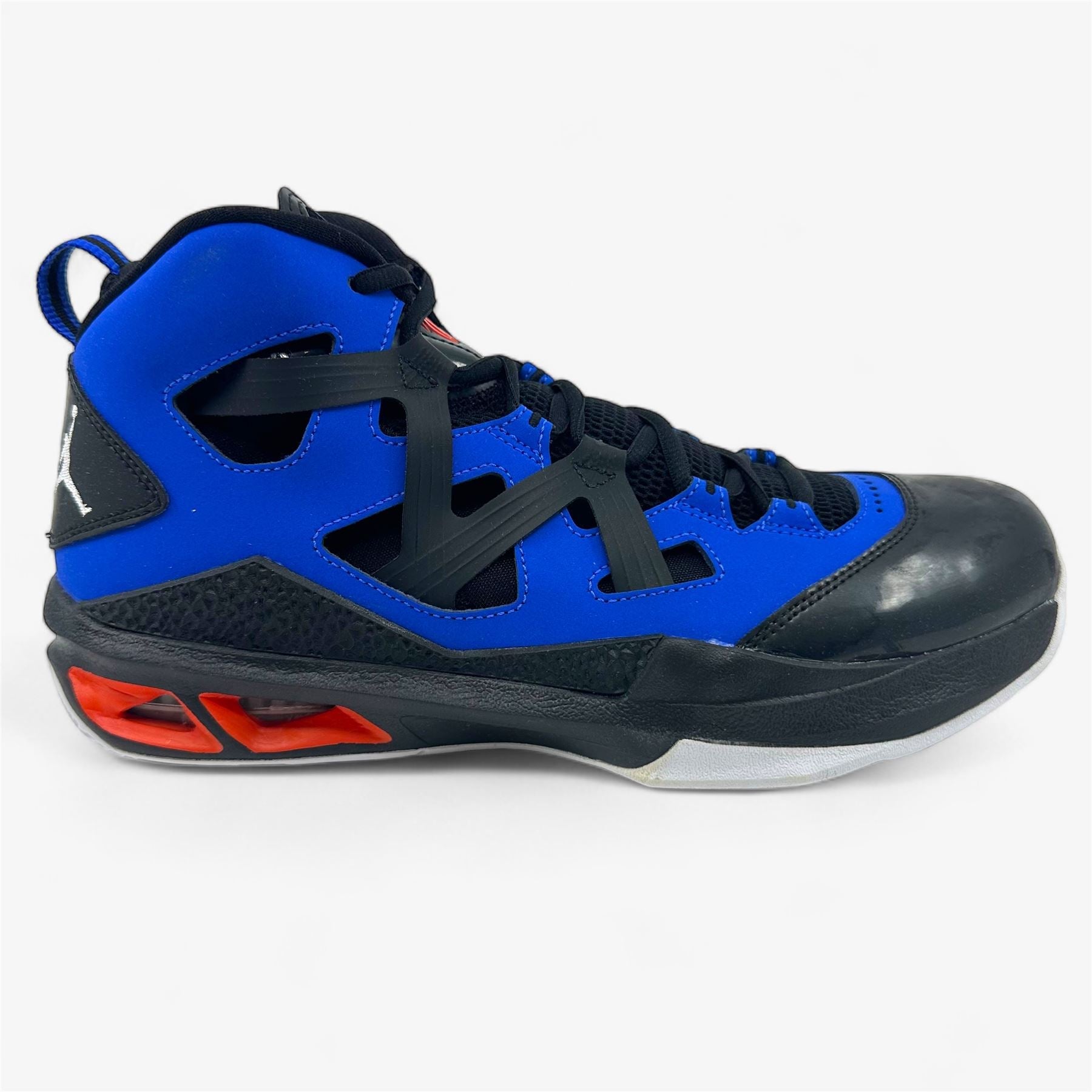 Jordan Melo M9 Game Royal White Black Orange Mens Size 9.5 Athletic Sneaker