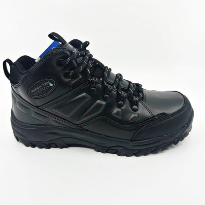 Skechers Relment Traven Black Kids Size 4 Waterproof Boots