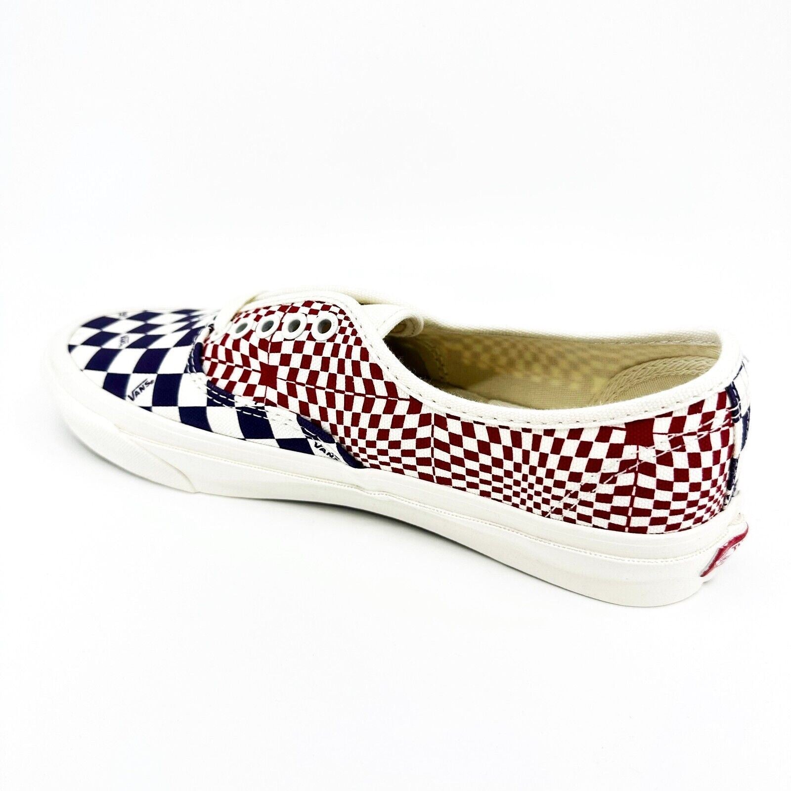 Vans Vault OG Authentic LX (Canvas) Logo Check Violet Indigo Racing Mens Sneaker