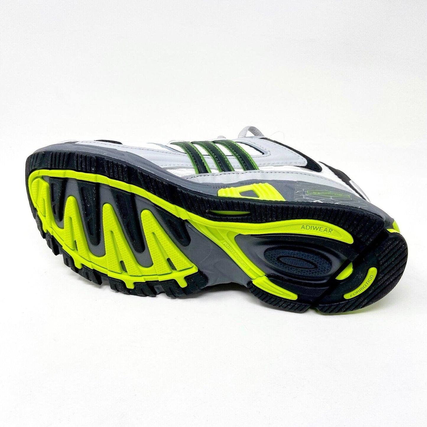 Adidas Reponse CL Neon Gray Black Solar Lime Womens Size 6 Sneakers FX7724