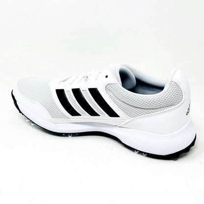 Adidas Tech Response 2.0 Cloud White Black Mens Wide Width Golf Shoes EE9418