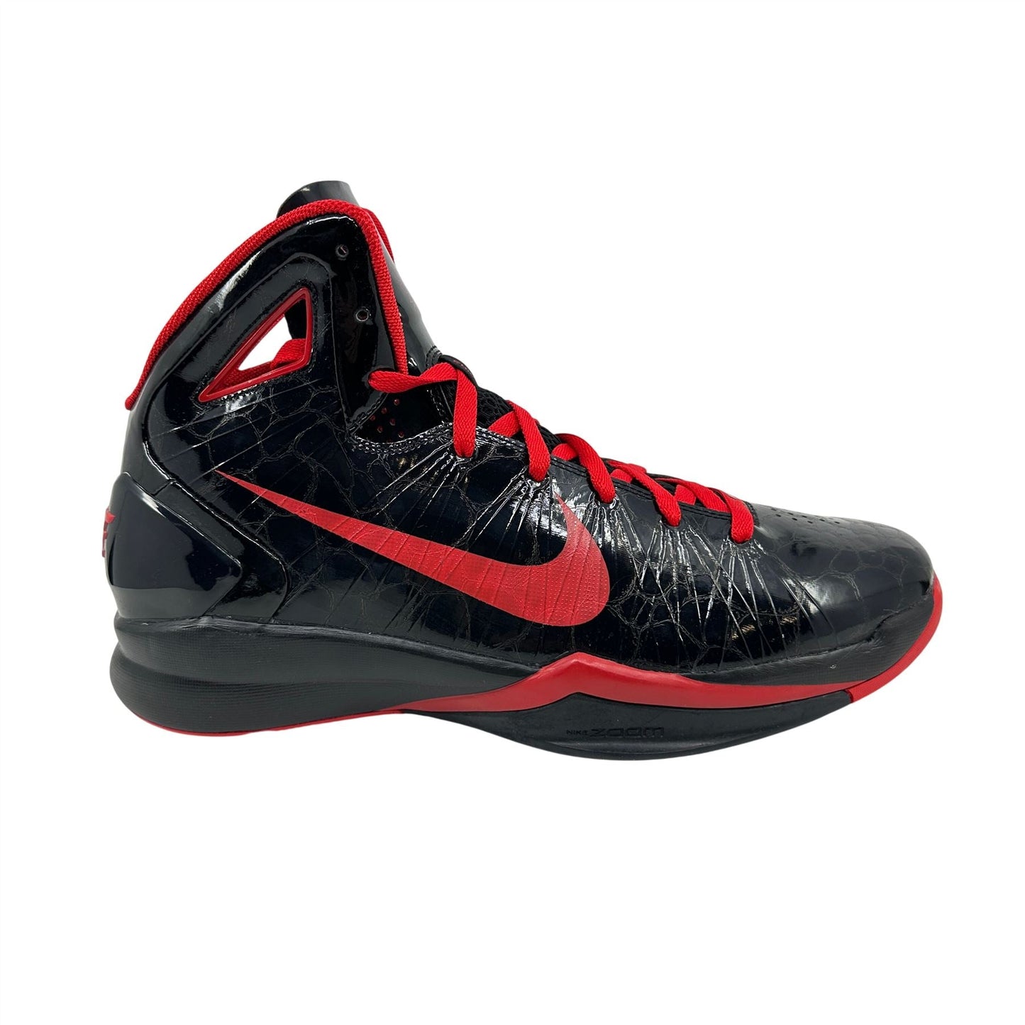 Nike Hyperdunk 2010 Black Sport Red Mens Size 13 Athletic Sneaker