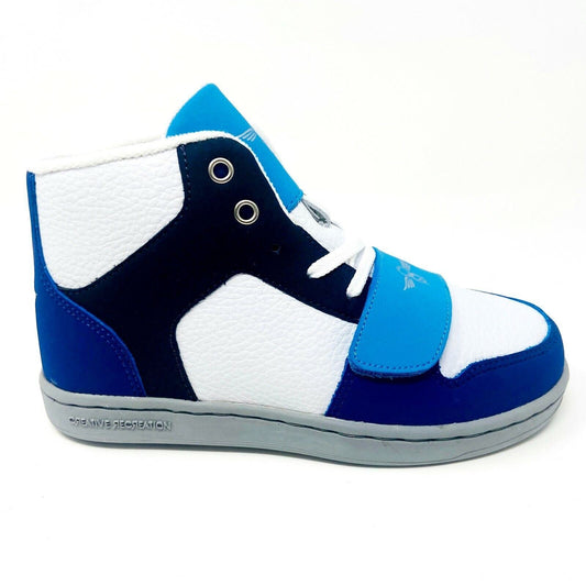 Creative Recreation Cesario White Royal Navy Youth Kids Sneakers