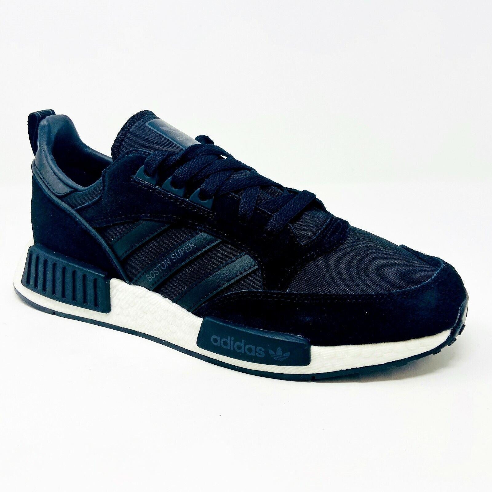 Adidas Originals Boston Super X R1 Boost Black White Mens Running Shoes EE3654