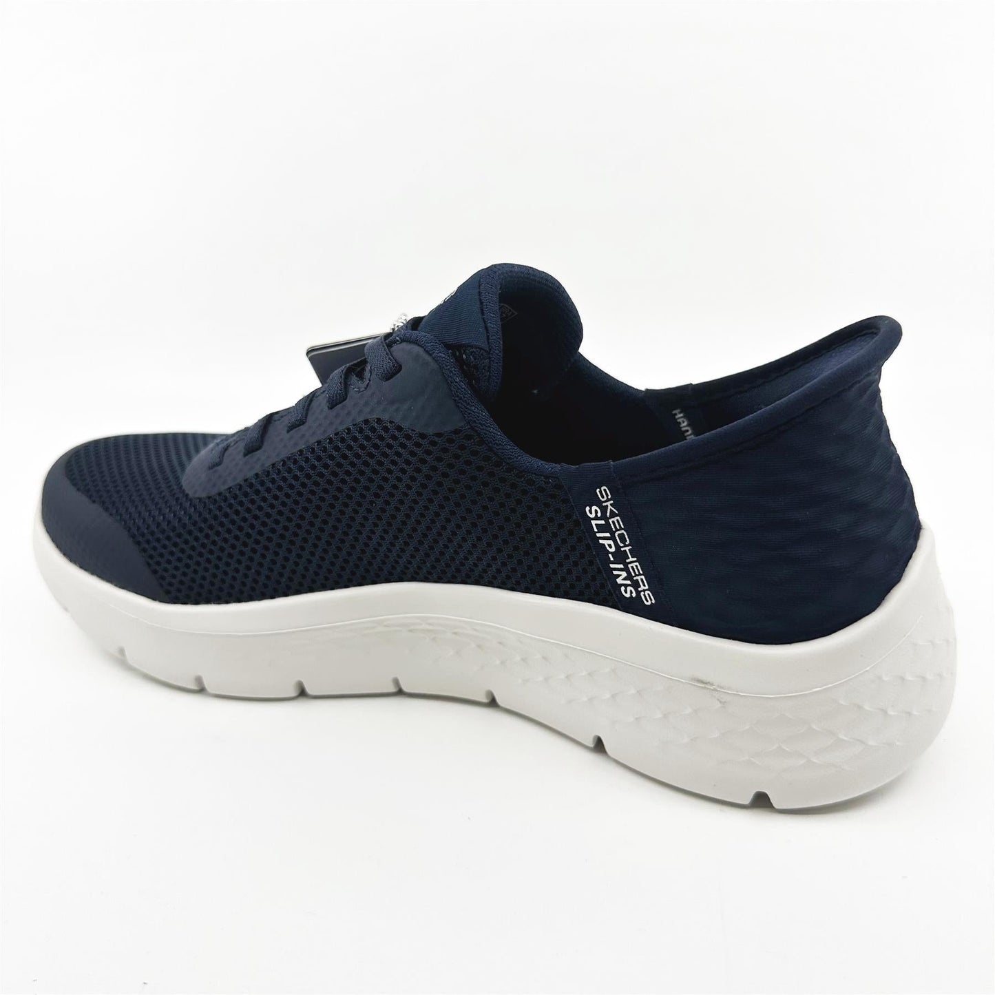SKECHERS Go Walk Flex Grand Entry Navy White Womens  Slip On Sneakers