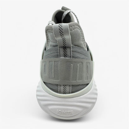PUMA Ignite Pwradapt Caged Gray Violet Silver Mens Wide Waterproof Golf Shoes