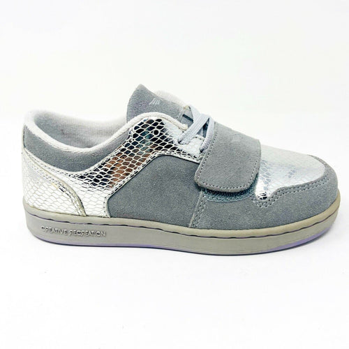 Creative Recreation Cesario Lo Lavender Metallic Silver Grey Kids Sneakers