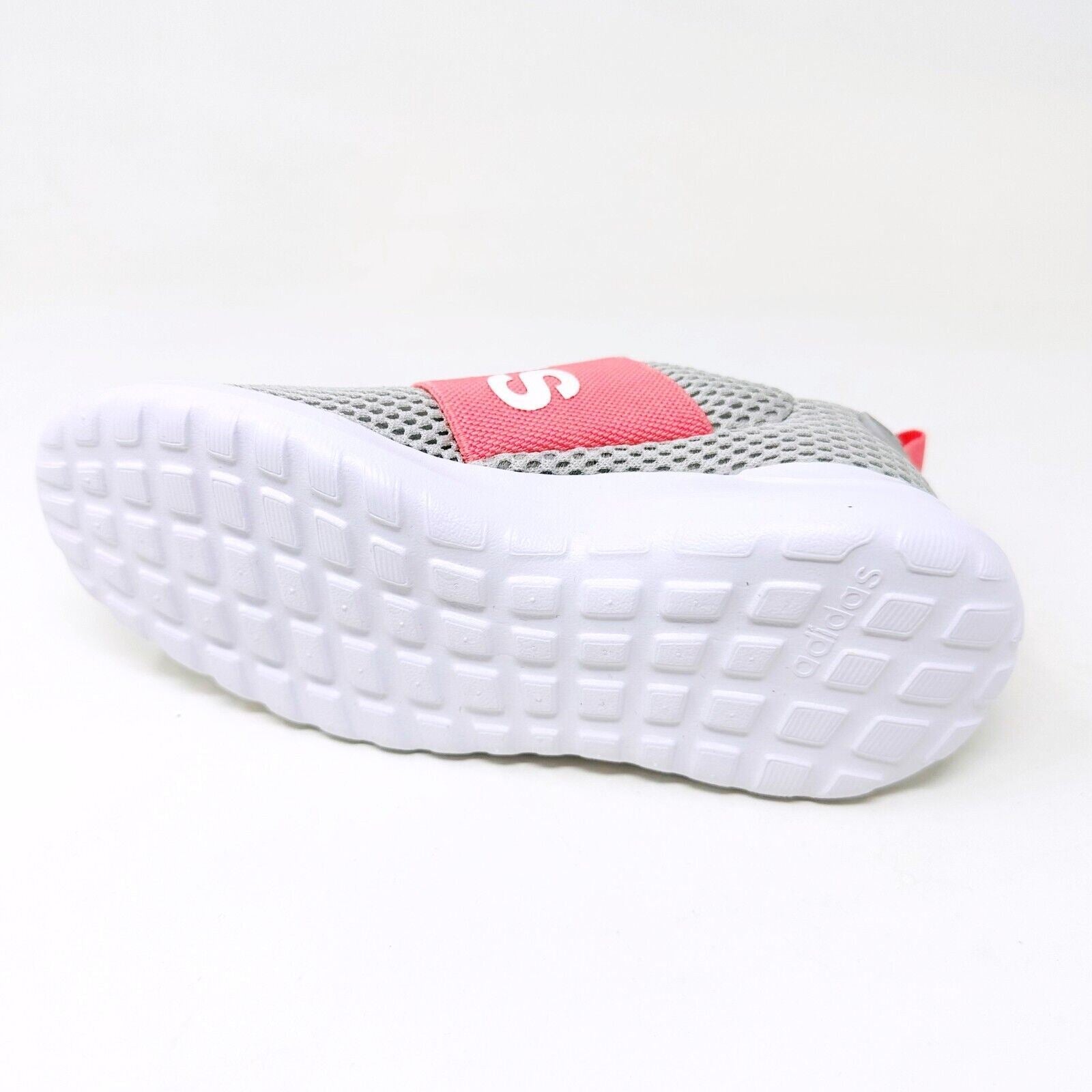 Adidas Lite Racer Adapt 4.0 K Gray Pink Kids Youth Running Shoes Q47209
