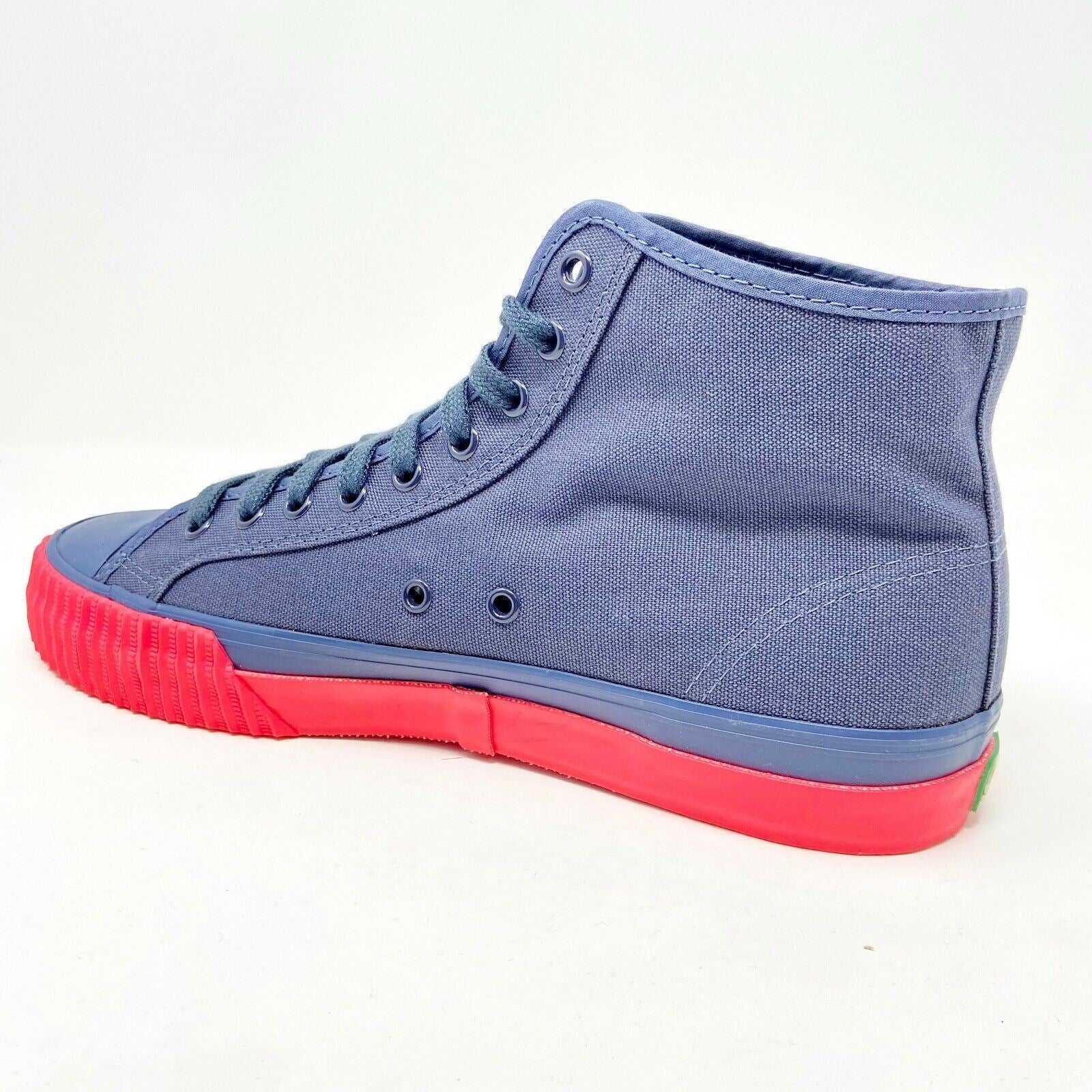 PF Flyer Center Hi Navy Pink Womens Retro Casual Shoes PM12OH1U