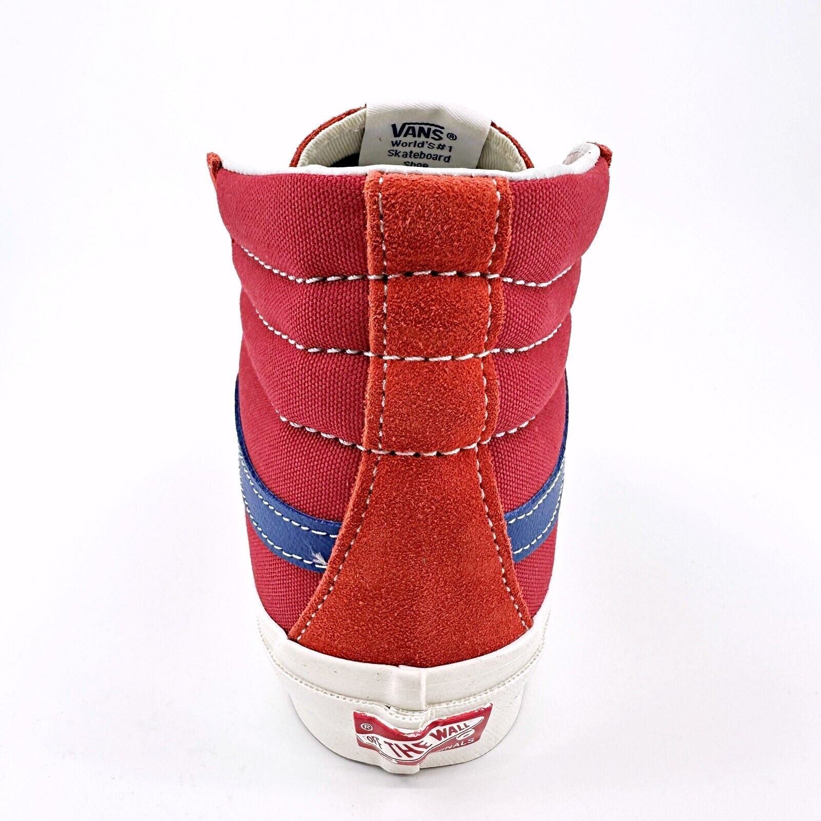 Vans Vault OG Sk8 Hi LX (Suede Canvas) Grenadine Pompeian Red Mens Casual Shoes