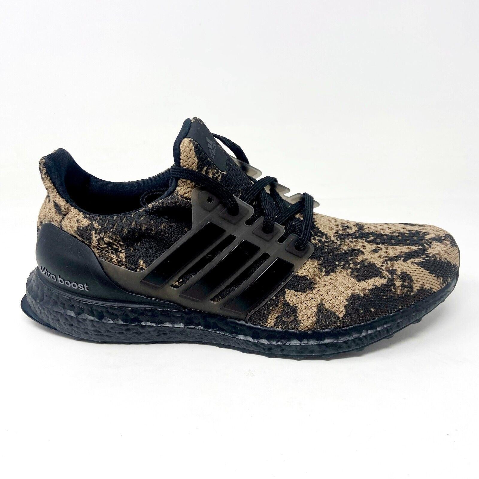 Adidas UltraBoost 5.0 DNA Black Brown Camo Mens Shoes Running Sneakers GX9329