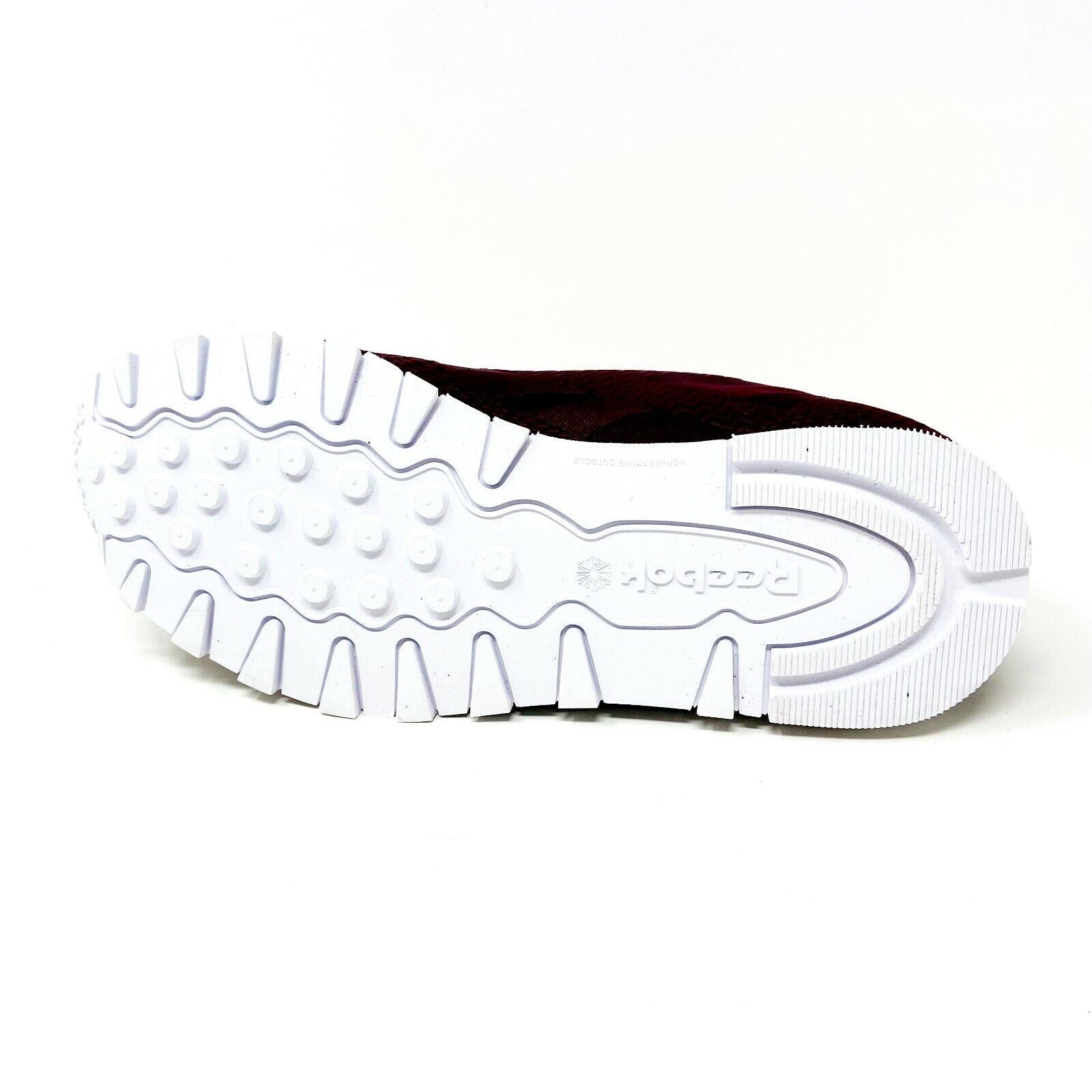 Reebok Classic Runner Jacquard Burgundy Mens 6 Womens 7.5 V66662