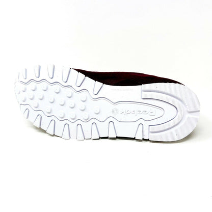 Reebok Classic Runner Jacquard Burgundy Mens 6 Womens 7.5 V66662