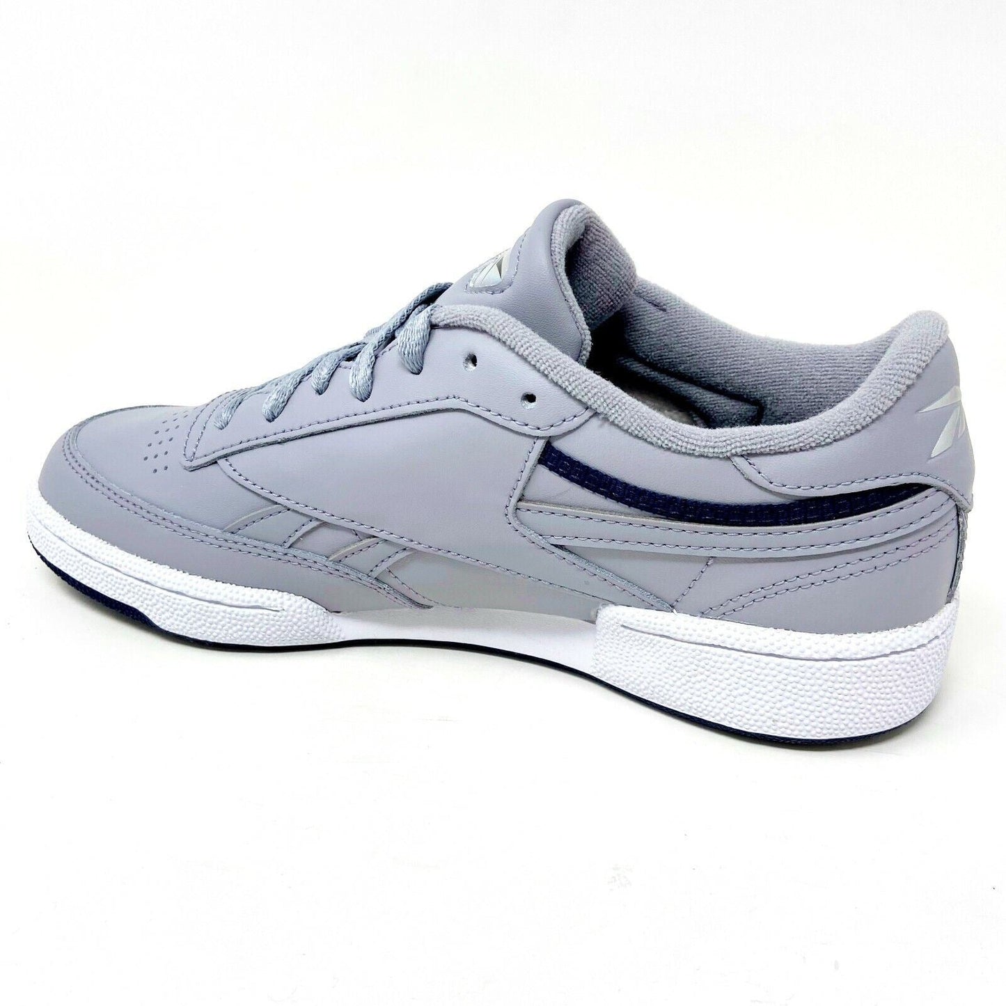 Reebok Club C Revenue MU Gray Leather Mens Size 7.5 Trainer Sneakers EG4298