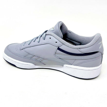 Reebok Club C Revenue MU Gray Leather Mens Size 7.5 Trainer Sneakers EG4298
