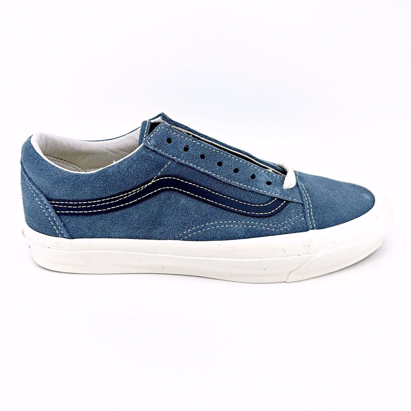 Vans Vault OG Old Skool LX (Suede) Blue Mirage Dress Blues Mens Sneakers