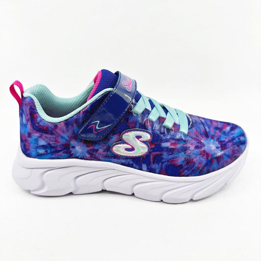 Skechers Dynamic Dash Vivid Paint Blue Kids Girls Size 1.5 Sneakers