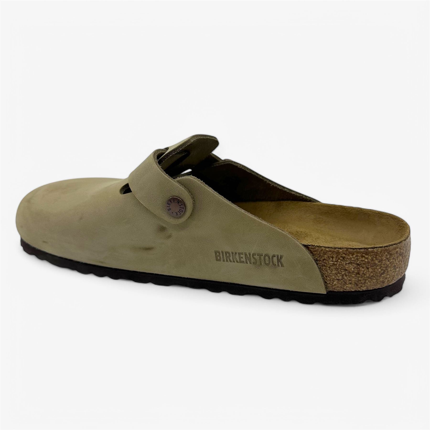 Birkenstock Boston BS Tabacco Brown Mens Casual Soft Footbead Clog