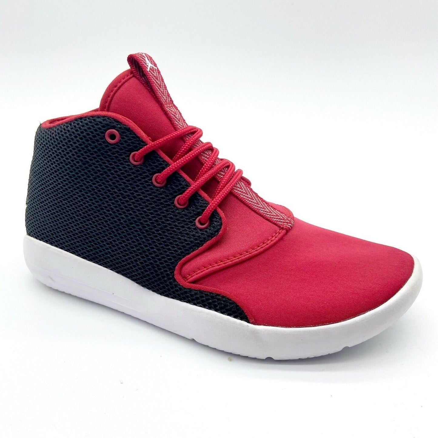 Jordan Eclipse Chukka Black White Gym Red Kids Size 4 Basketball 881454 001