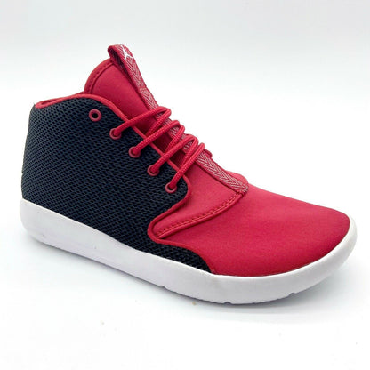 Jordan Eclipse Chukka Black White Gym Red Kids Size 4 Basketball 881454 001