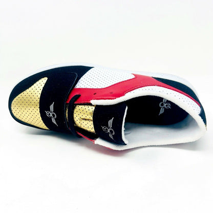 Creative Recreation Cesario Lo White Gold Red Black Youth Kids Sneakers