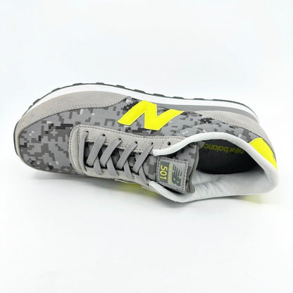 New Balance 501 Classics Retro Gray Lime Suede Mens Sneakers ML501TCA