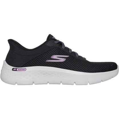 Women's Wide Fit Skechers 125516 Slip-ins Go Walk Flex Carla Trainers