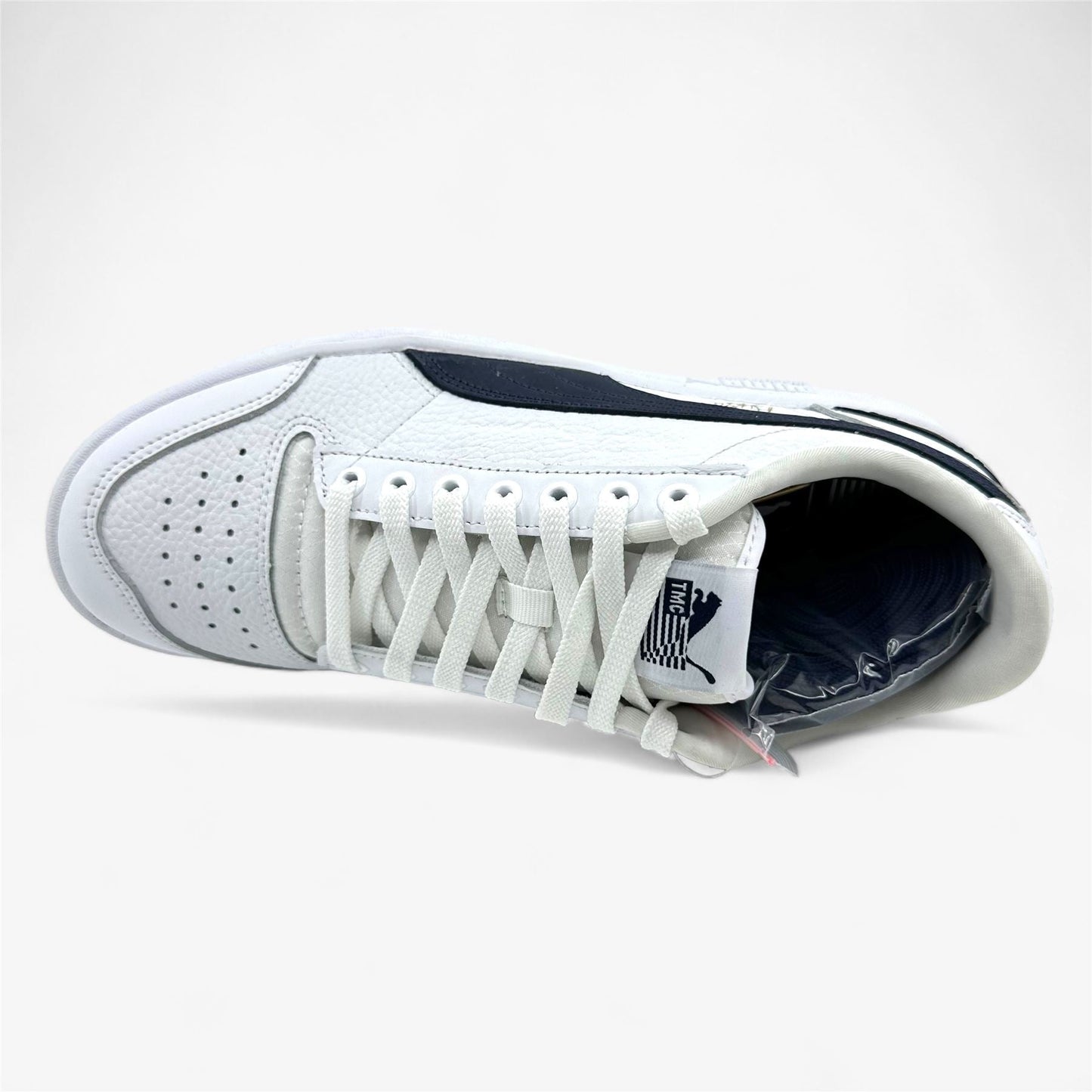 PUMA Ralph Sampson x Hussle Way White Peacoat Mens Athletic TMC Sneaker