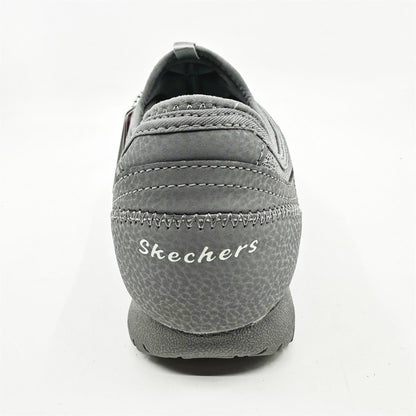 Skechers Bikers Lite Relive Gray Multi Womens  Slip On Sneakers