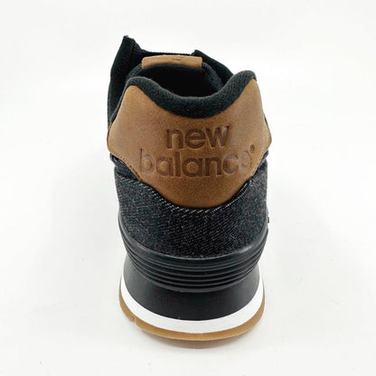 New Balance 574 Classics 15 Ounce Canvas Denim Black Brown Mens ML574TXA