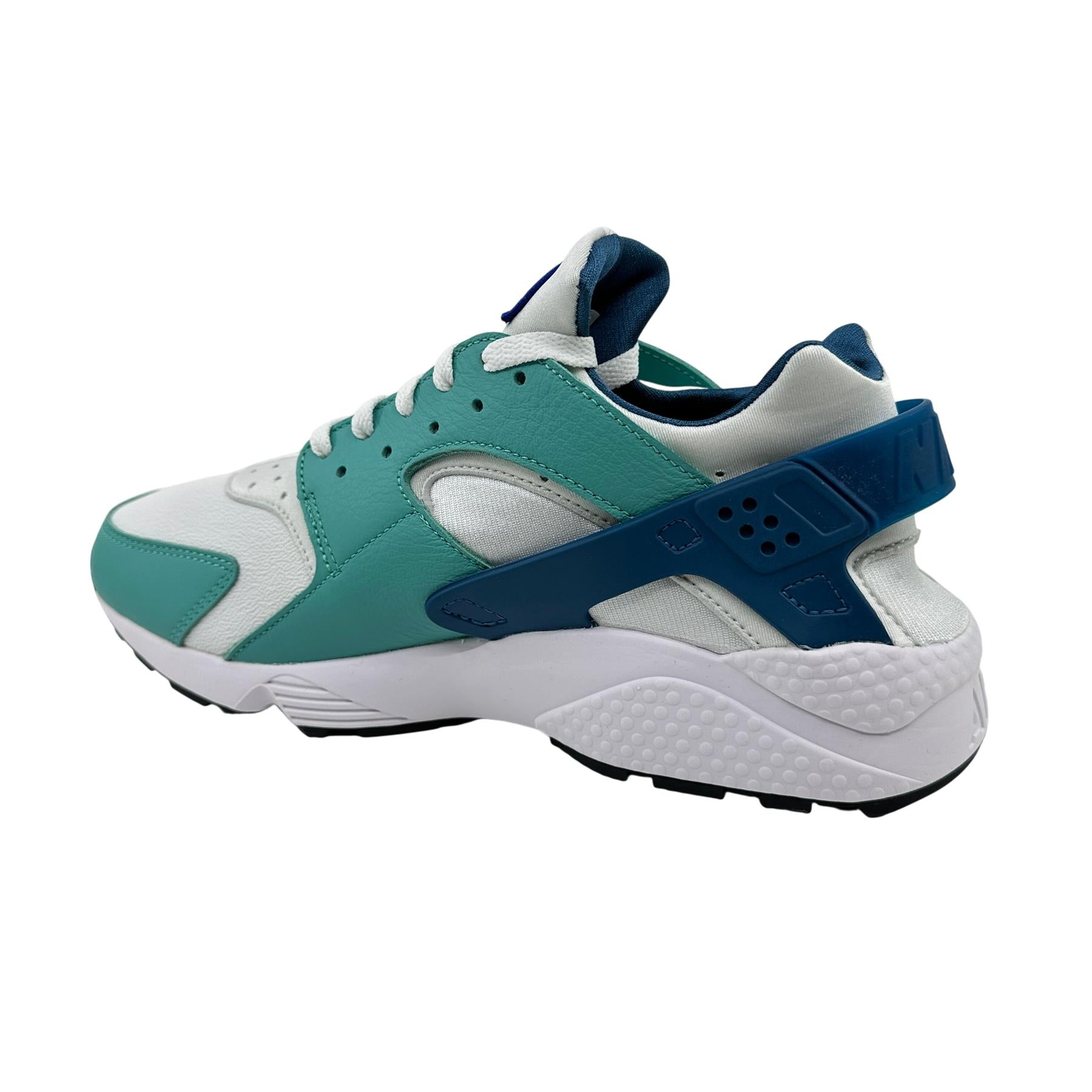 Nike Air Huarache Washed Teal White Black Mens Athletic Sneaker