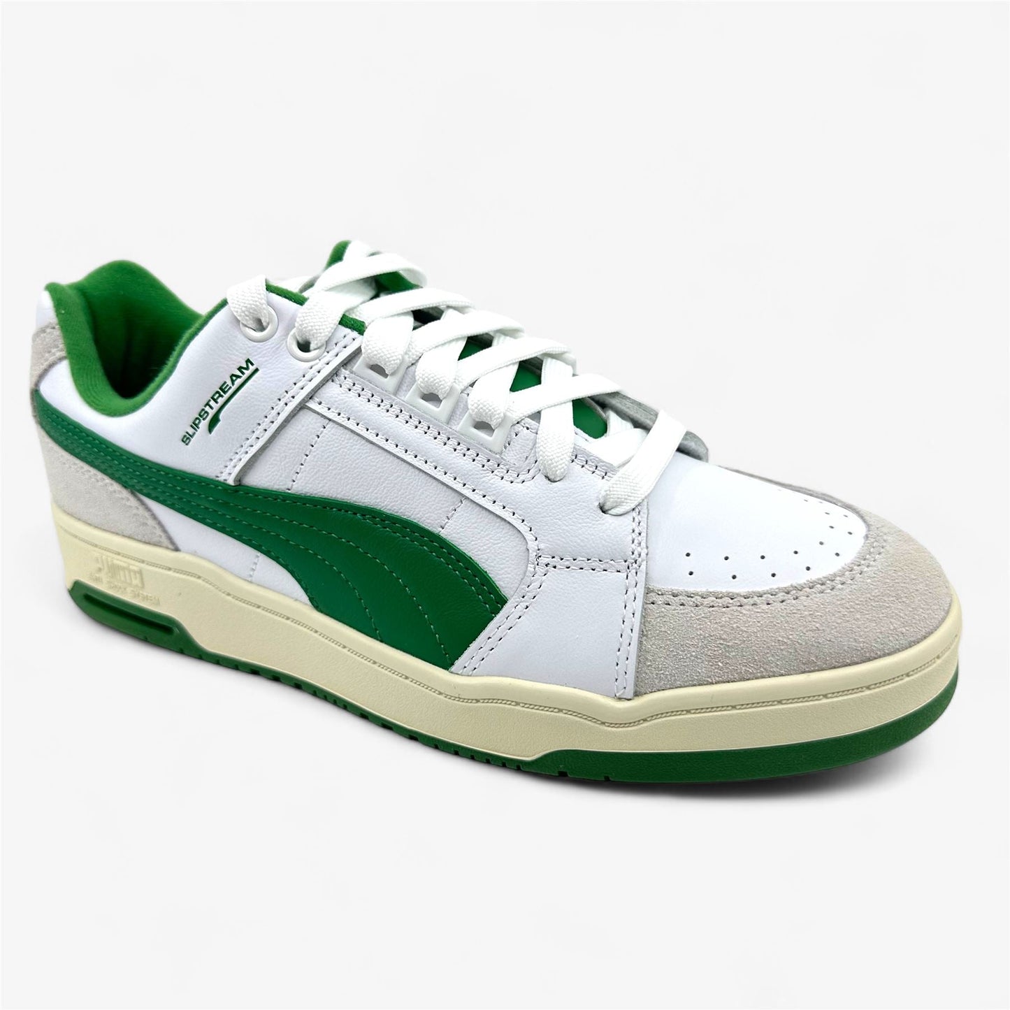PUMA Slipstream Lo Retro White Amazon Green Mens Athletic Sneaker