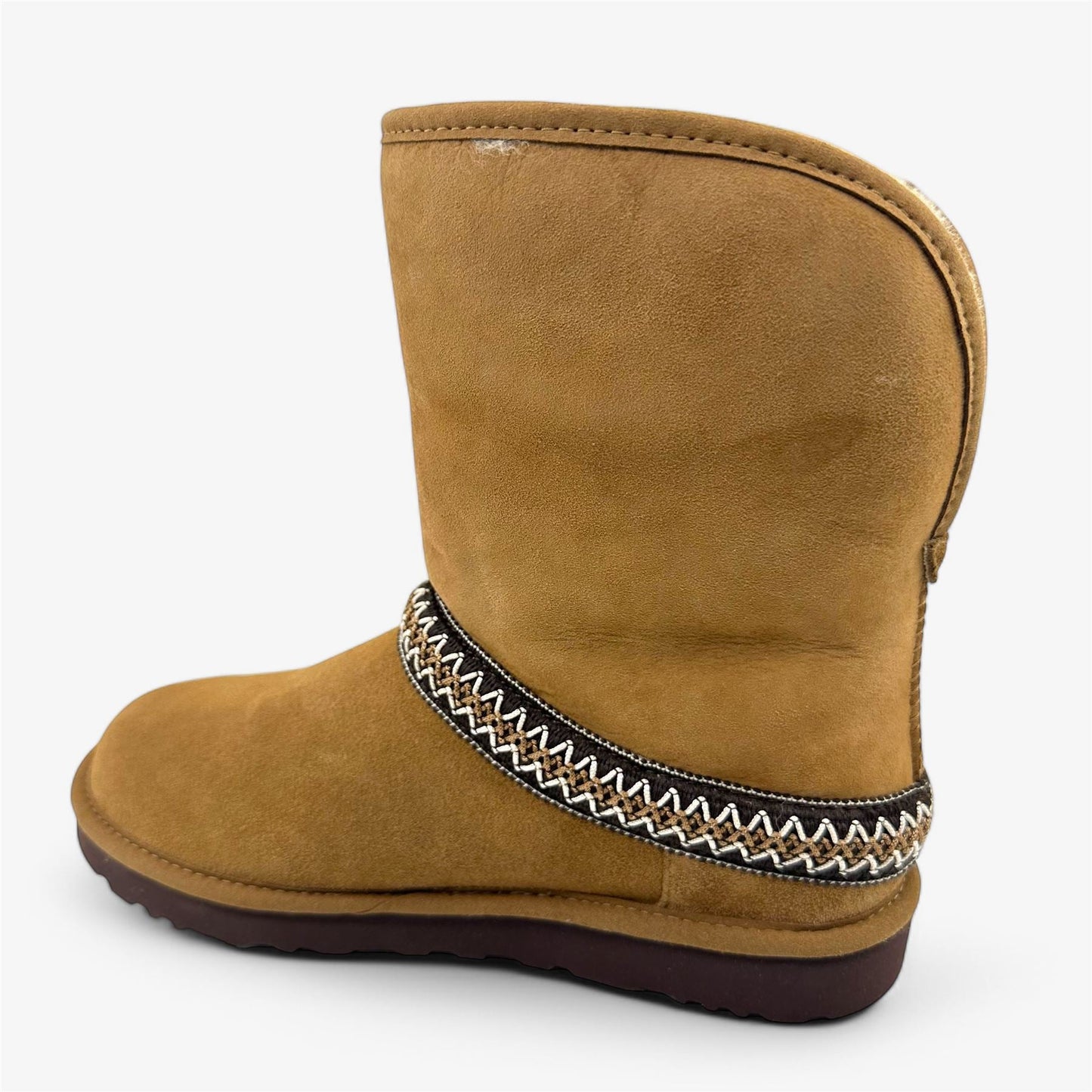 UGG Classic Short Crescent Chestnut Womens Boot Shearling Style