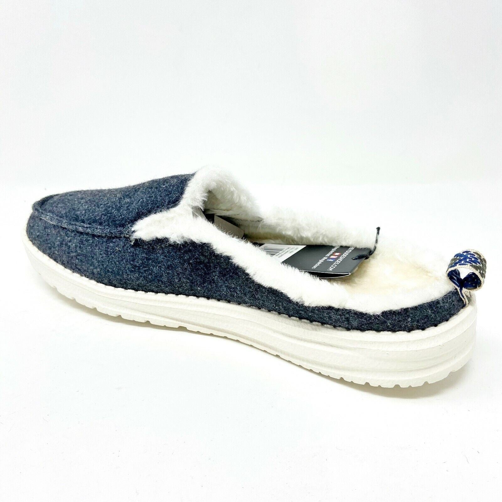 Hey Dude Lexi Dark Grey Womens Size 5 Slip On Walking Comfort Shoes