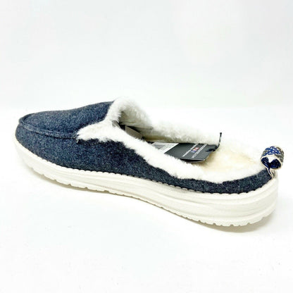Hey Dude Lexi Dark Grey Womens Size 5 Slip On Walking Comfort Shoes