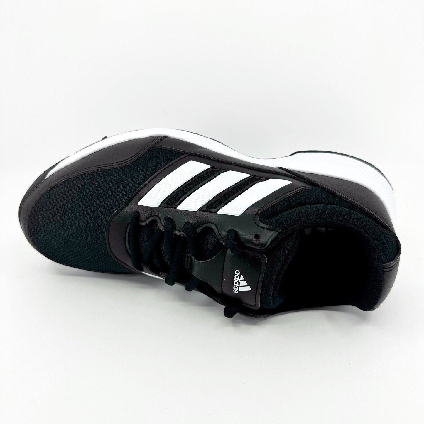 Adidas Tech Response 2.0 Black White Mens Wide Spike Golf Shoes EE9419