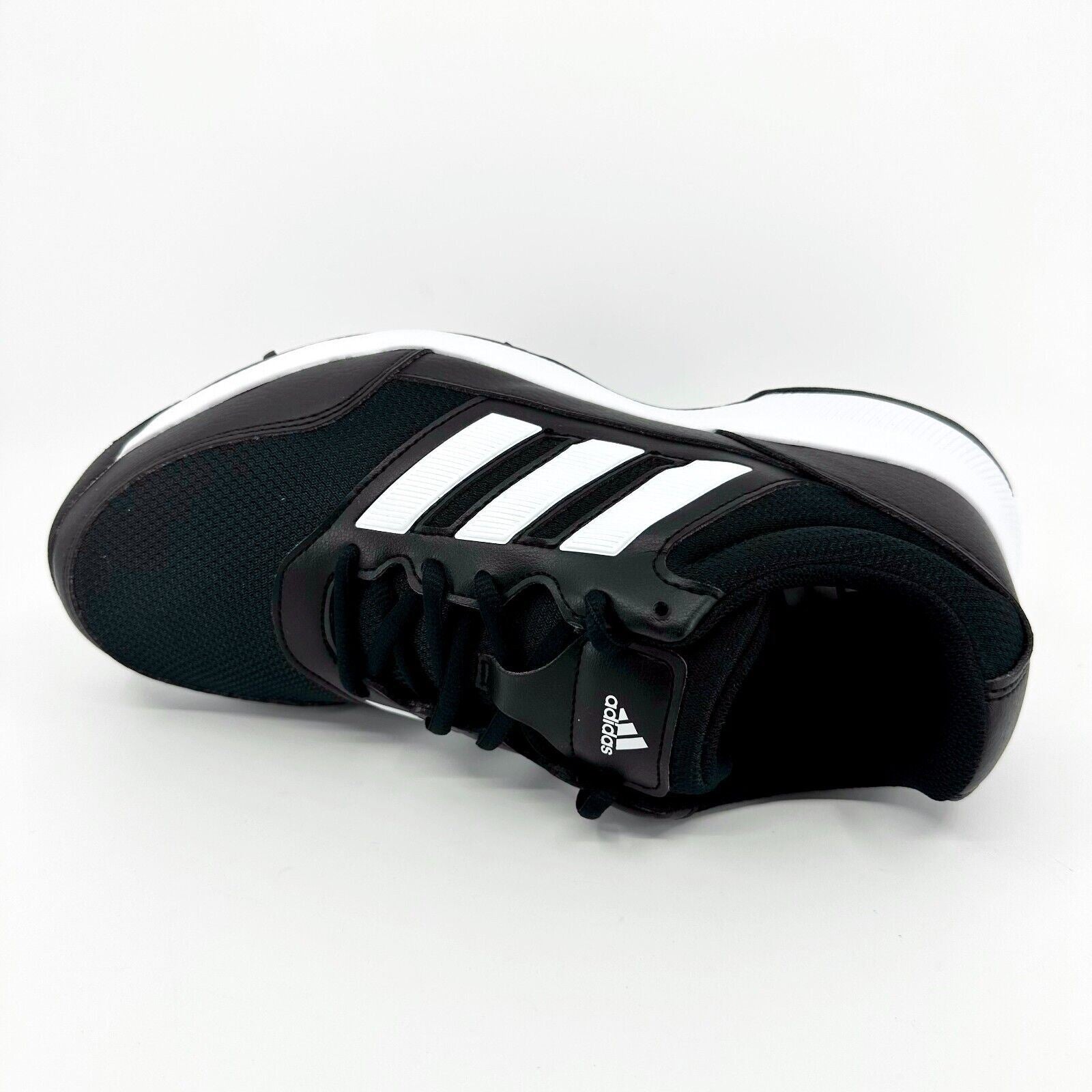 Adidas Tech Response 2.0 Black White Mens Wide Spike Golf Shoes EE9419