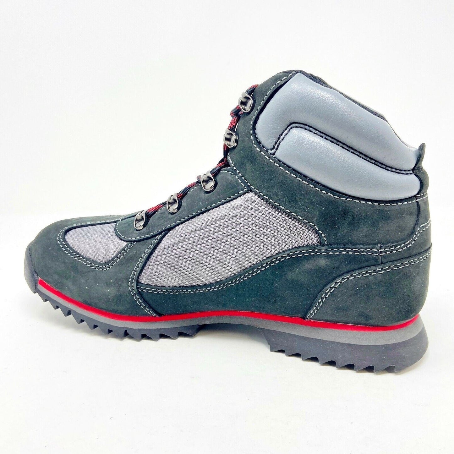Timberland 2.0 Euro Gray Black Kids Junior Kids Nubuck Hiking Boots 92982