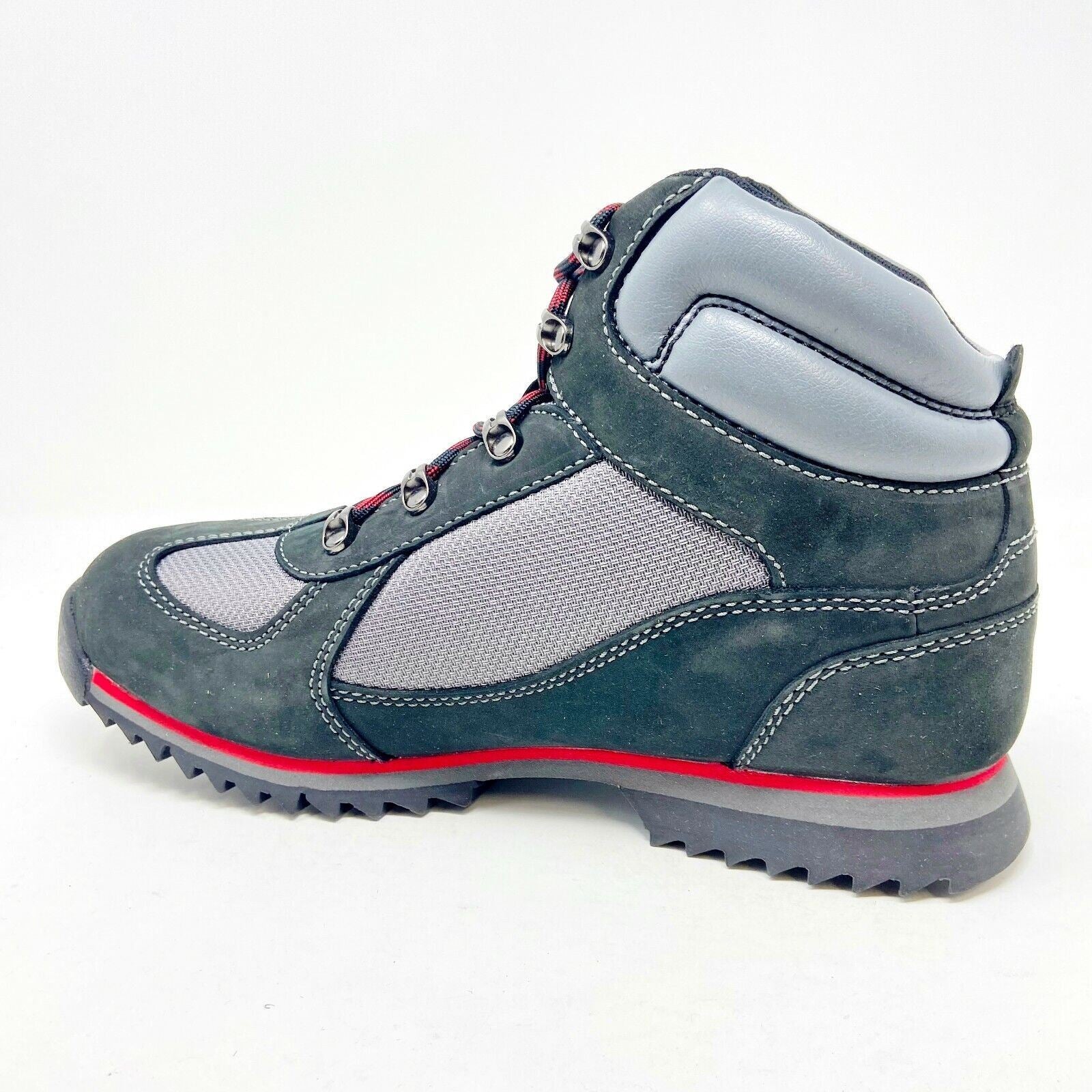 Timberland 2.0 Euro Gray Black Kids Junior Kids Nubuck Hiking Boots 92982