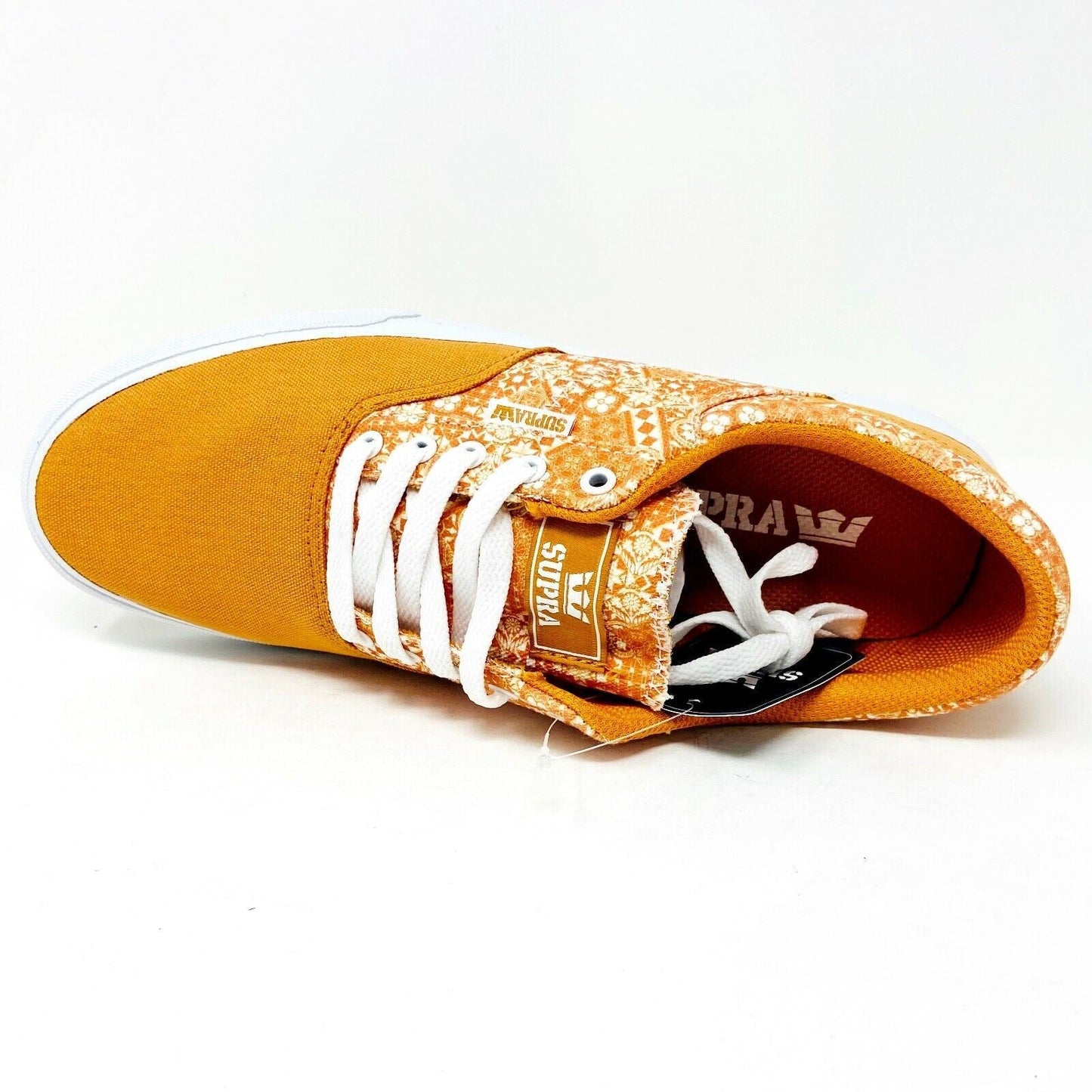 Supra Cobalt Desert Print Orange White Mens Skateboard Shoe Sneakers 05663 219