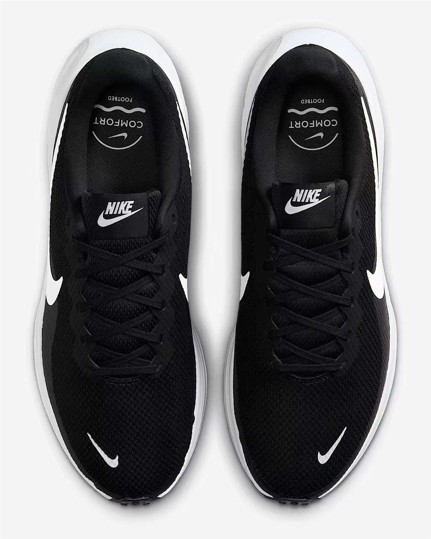 Women's Wide Fit Nike HQ1996-001 Revolution 8 Running Trainers