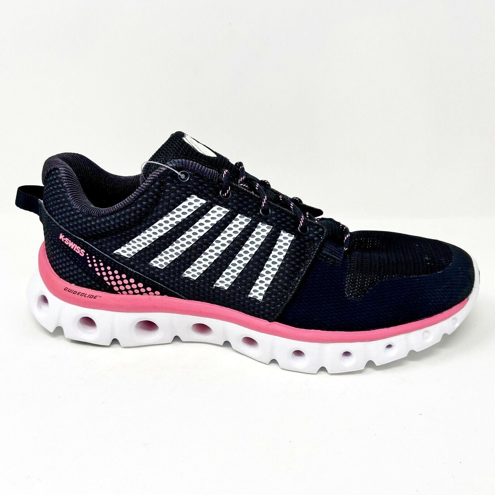 K-Swiss X Lite CMF Black Pink Leopard Womens Size 11 Running Shoes 93438 064