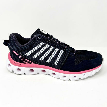 K-Swiss X Lite CMF Black Pink Leopard Womens Size 11 Running Shoes 93438 064