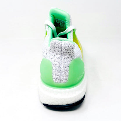 Adidas UltraBoost 5.0 DNA White Beam Green Mens Running Shoes GV8730