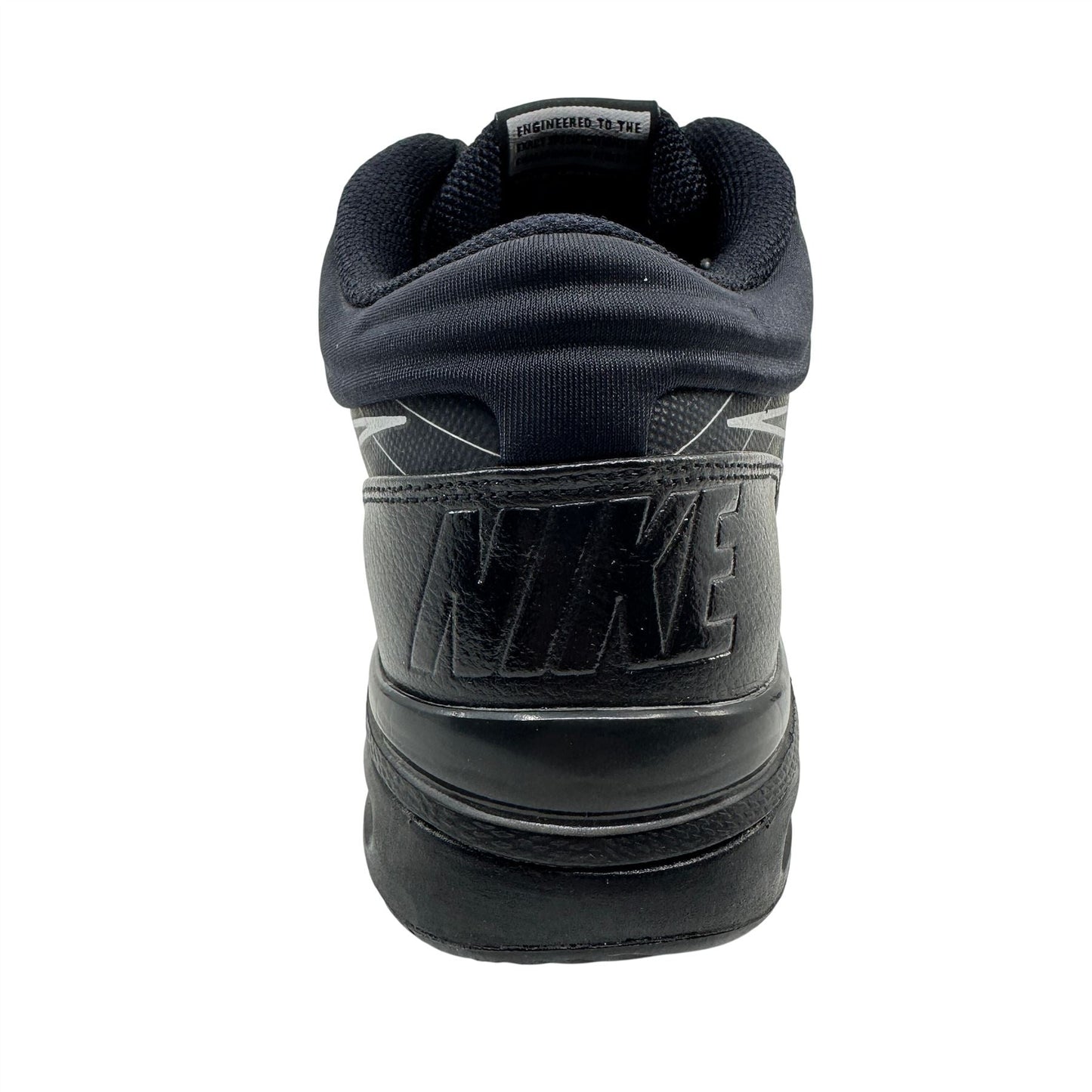 Nike Trainer 1.2 Mid Black Metallic Silver Mens Athletic Sneaker