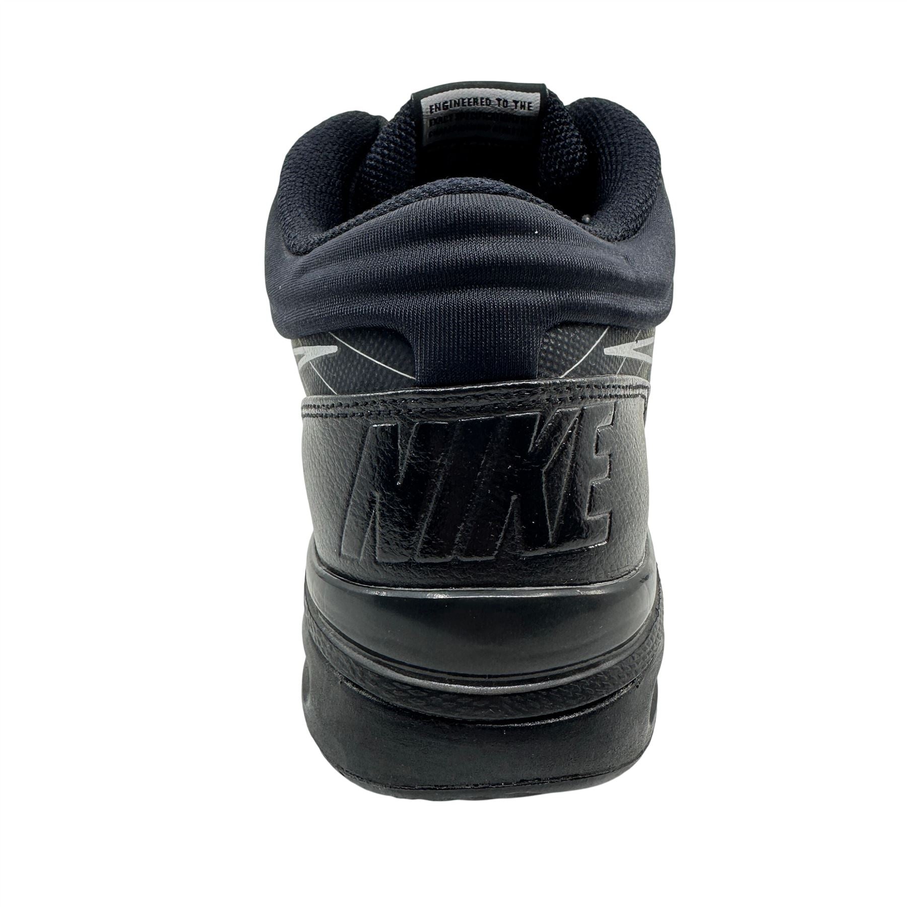 Nike Trainer 1.2 Mid Black Metallic Silver Mens Athletic Sneaker