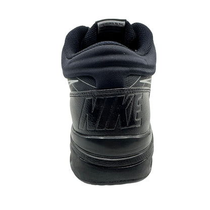 Nike Trainer 1.2 Mid Black Metallic Silver Mens Athletic Sneaker