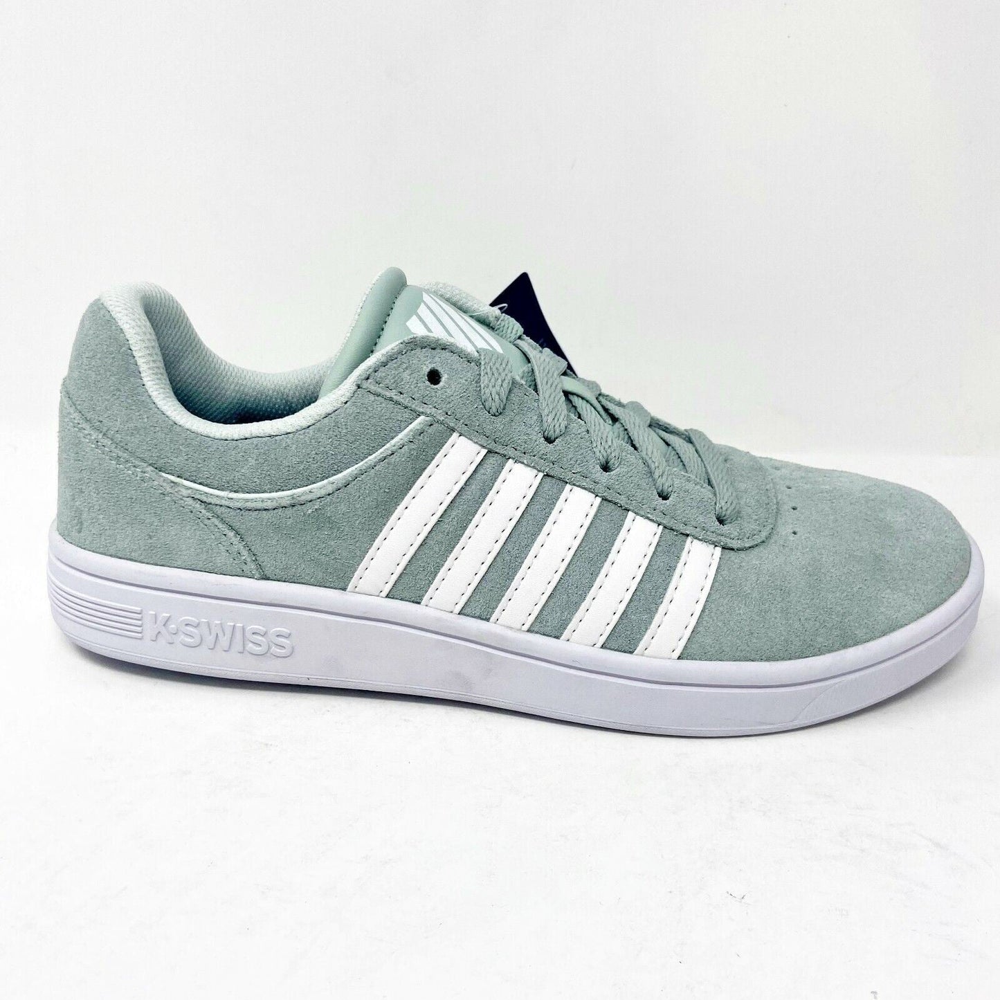 K-Swiss Court Cheswick Suede Green White Womens Size 8.5 Sneaker 95676 350