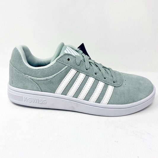 K-Swiss Court Cheswick Suede Green White Womens Size 8.5 Sneaker 95676 350